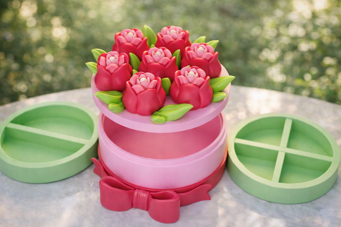 Rose Gift or Jewelry Box