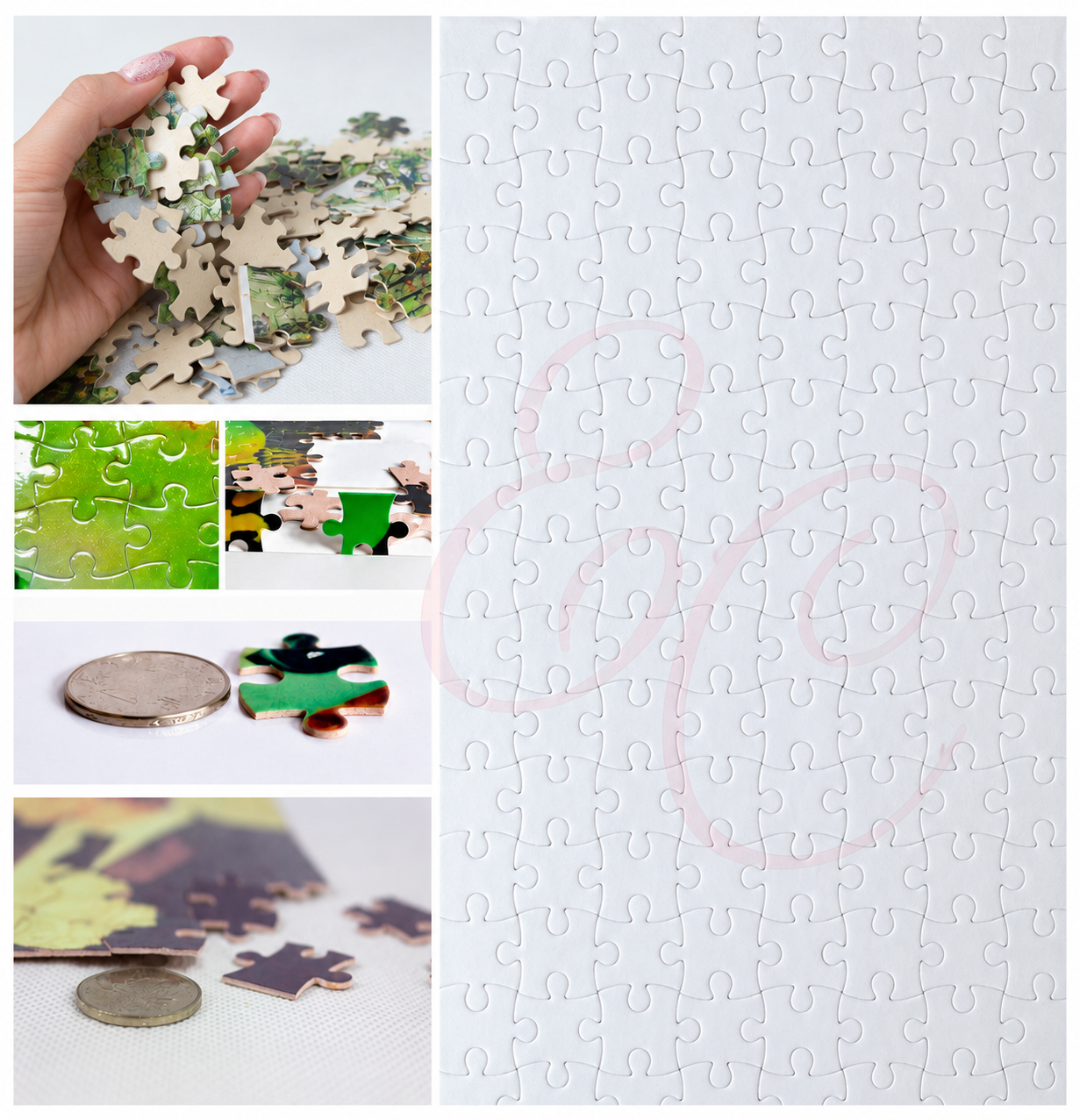 Personalized Puzzle Gift Set, Custom Name Puzzle, Photo Puzzle, Kids Birthday Gift, Baby Shower Gift, Wedding Gift, Storage Box (Copy)