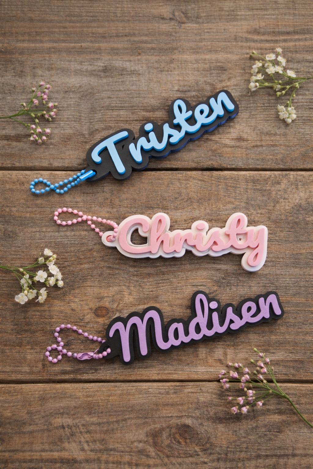 Custom Name Key Chain
