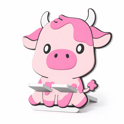 Highland Cow Phone Stand