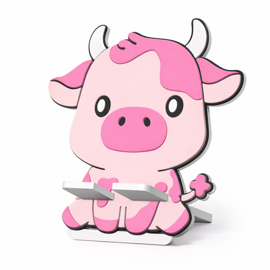 Highland Cow Phone Stand