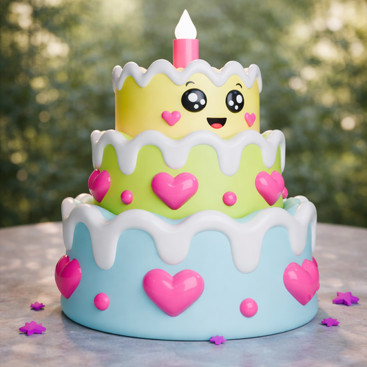 Birthday Cake Gift or Jewelry Box