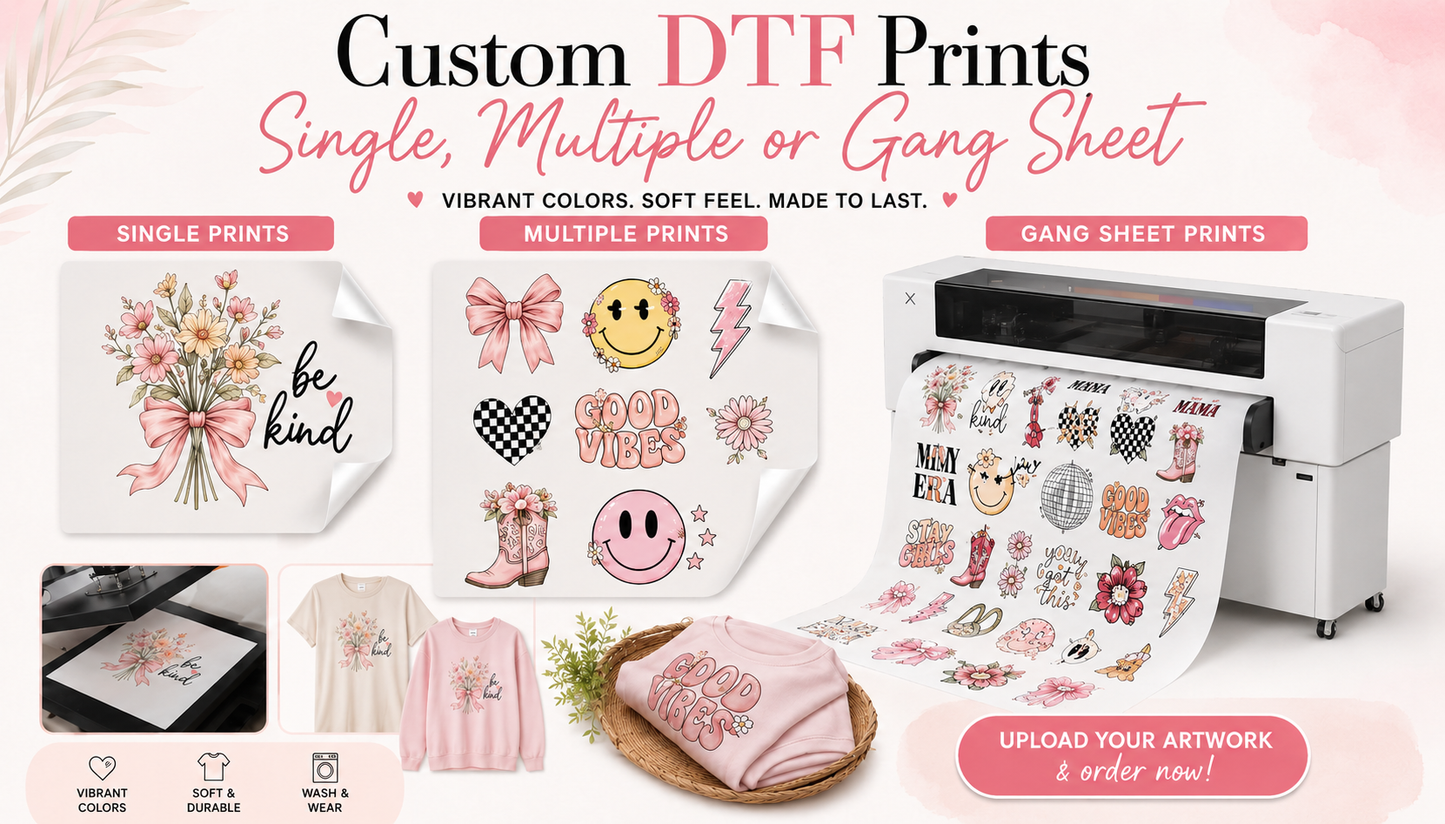 DTF PRINTS & GANG SHEETS