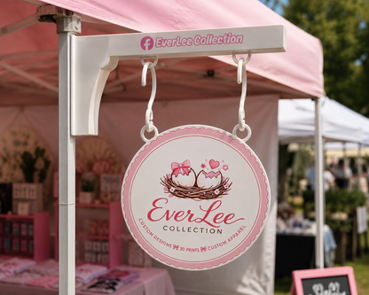 Custom Hanging Vendor Sign