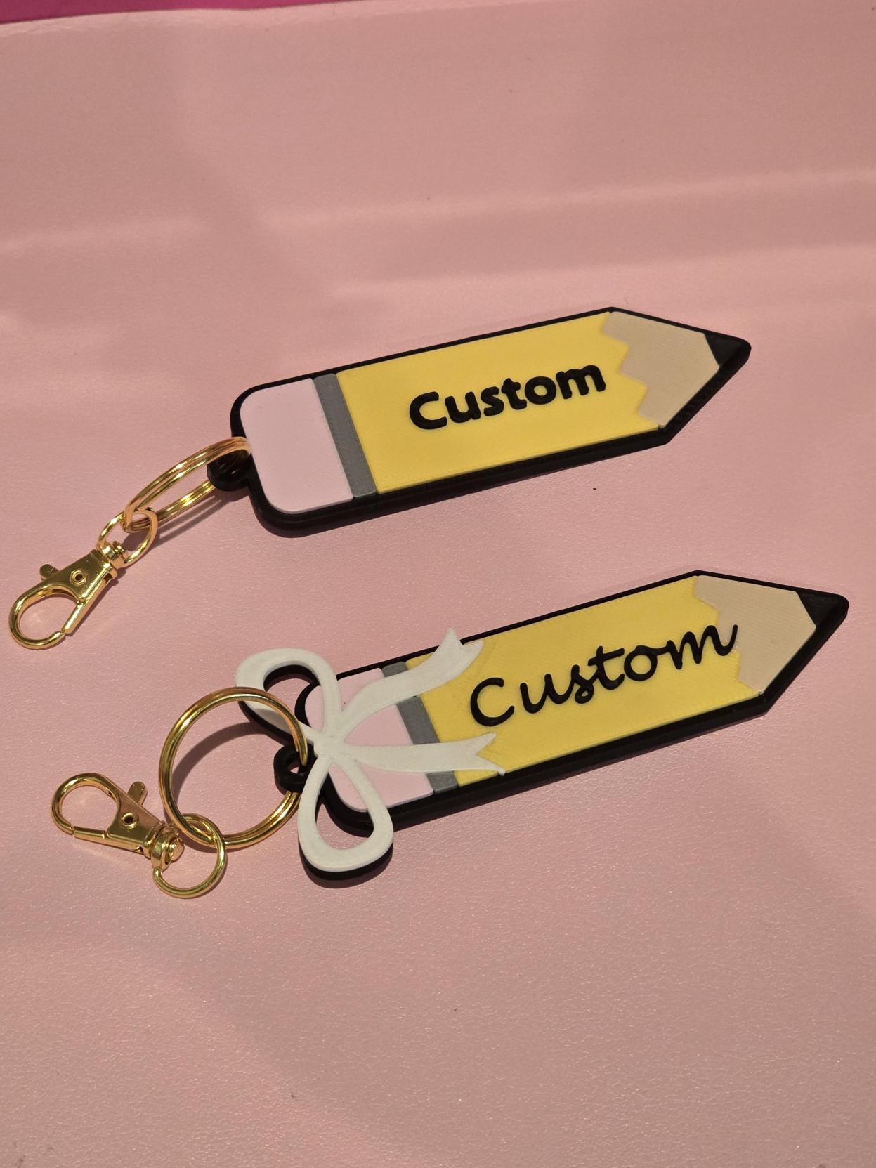 Custom Pencil Keychains