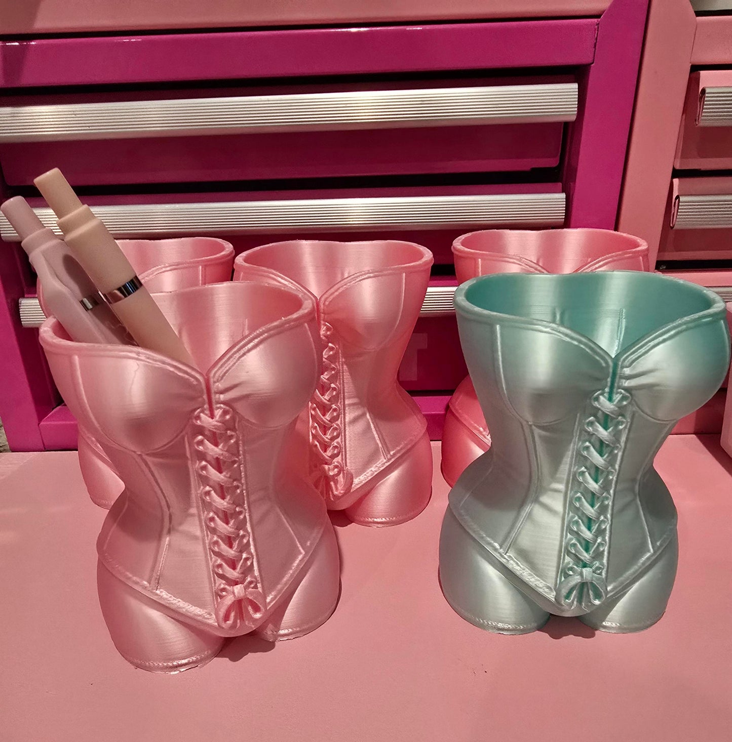 Corset Pen Holder / Vase