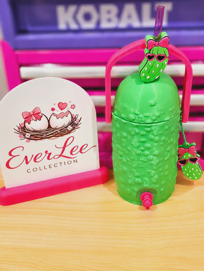 Pickle Theme Can Cooler/Holder & Tab Opener Keychain