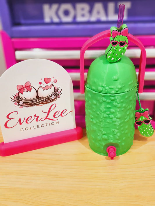 Pickle Theme Can Cooler/Holder & Tab Opener Keychain